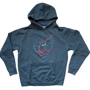 Marvel Spider-Man Black Hoodie Boys/Youth‎ L